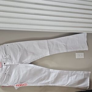 Fiorucci Women's White  Flair Jeans